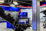 Инфраструктура серверного помещения новой телестудии для Латвийского Национального Телевидения