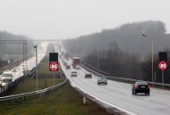 Variable message traffic signs for regional roads in Lithuania